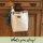 Shopper Tasche Curly CARLOTTA XS in Farbe Sand aus Teddyfell & Recycling Filz